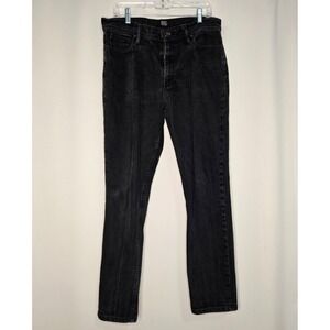 BDG Urban Outfitters Mens Black Wash Denim Jeans Straight Leg Casual Pants